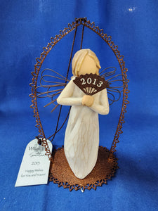 Willow Tree "2013 Ornament, Happy Wishes For You And Yours!"