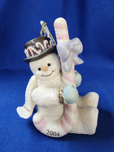 Lenox "Snowman 2004 Ornament"