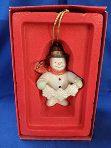 Lenox "Snowman 2010 Ornament"