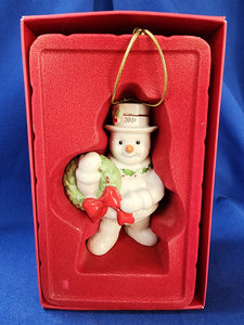 Lenox "Snowman 2016 Ornament"