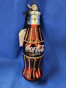 Coca-Cola "Blown Glass Ornament by Kurt S. Adler"