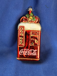 Coca-Cola "Blown Glass Ornament by Kurt S. Adler"