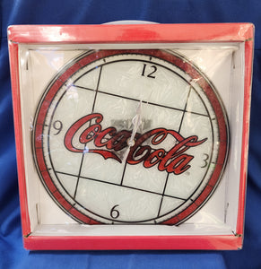 Coca-Cola "Stained Glass Clock"