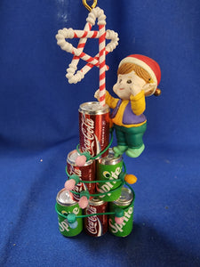 Coca-Cola "Holiday Srars Ornament by Enesco Treasury"