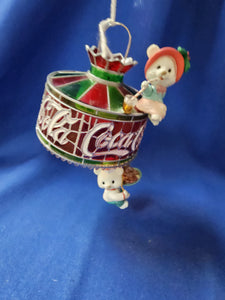 Coca-Cola "Lighting Up Your Holidays With Coke Ornament by Enesco Treasury"