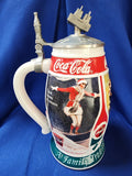 Coca-Cola "Historical Slogans Stein Series, First in the Series by Anheuser-Busch"