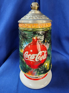 Coca-Cola "Candy Cane Stein by Anheuser-Busch"