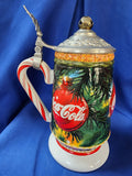 Coca-Cola "Candy Cane Stein by Anheuser-Busch"