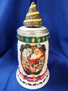 Coca-Cola "Musical Christmas Tree Stein by Anheuser-Busch"