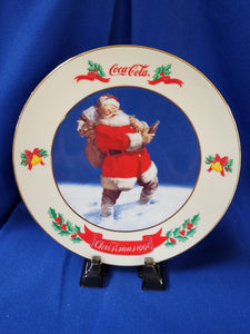 Coca-Cola "1991 Coca-Cola Santa Collection Plate"