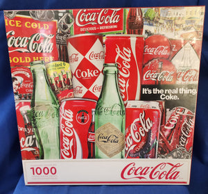 Coca-Cola "Then and Now, 1,000 pc puzzle by Springbok"