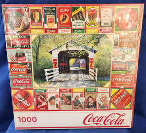 Coca-Cola "Gameboard, 1,000 pc puzzle by Springbok"