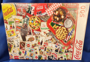 Coca-Cola "Collector's Table, 500 pc puzzle by Springbok"