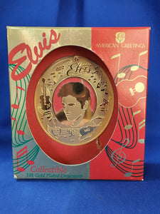 Elvis "Gold Plated Ornament"