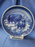 Bing & Grøndahl Plates "2006 Black Rhino with Calf"