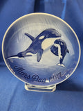 Bing & Grøndahl Plates "2017 Orca with Calf"