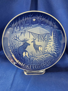 Bing & Grøndahl Plates "Christmas - 1980 Christmas In The Woods"