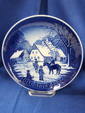 Bing & Grøndahl Plates "Christmas - 1994 A Day At The Deer Park"