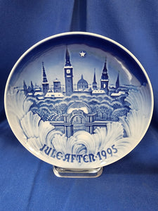 Bing & Grøndahl Plates "Christmas - 1995 The Towers Of Copenhagen"