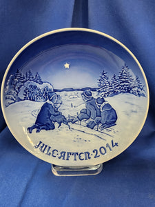 Bing & Grøndahl Plates "Christmas - 2014 Sleigh Ride In The Snow"