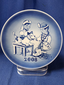 Bing & Grøndahl Plates "Children's Day - 2008 The Little Veterinarian"