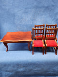 Dollhouse Furniture "Dining Table and Chairs"
