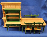 Dollhouse Furniture "7 piece Dining Set"