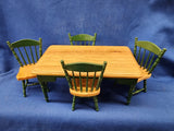 Dollhouse Furniture "7 piece Dining Set"