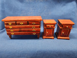 Dollhouse Furniture "Bedroom Set"