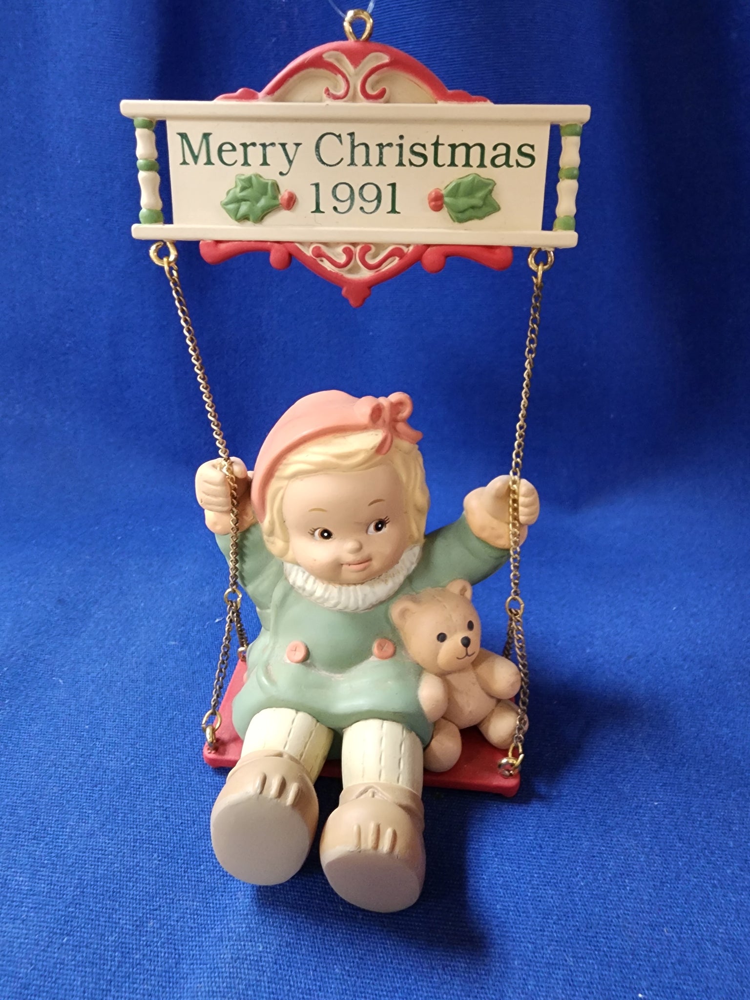 Memories of Yesterday "Swing With Me, 1991 Dated Ornament"