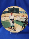 Sports Plates "Baseball - The Legend Of Baseball, Lou Gehrig: The Luckiest Man"