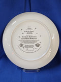 Norman Rockwell "Christmas (Bradford) 2005 - Is He Up There?, Plate"