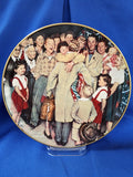 Norman Rockwell "Christmas (Gorham) 1987 - The Homecoming, Plate"