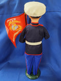 Byer's Choice Carolers "Marine Man With Flag (2025)"