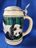 Anheuser-Busch Steins "Endangered Species Series, Giant Panda"