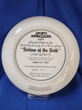 Sports Plates "Baseball - Saturday Evening Post Cover Series, Bottom Of The Sixth"
