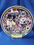 Sports Plates "Football - Note Dame Collection, Play To Win"