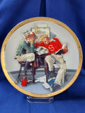Norman Rockwell "Cramming, Plate"