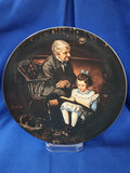 Norman Rockwell "Plate - The Young Scholar"