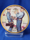 Norman Rockwell "The Plumbers, Miniature Plate"