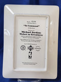 Sports Plates "Basketball - Michael Jordan: Ticket To Greatness, In Command"