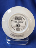 Sports Plates "Baseball - Dave Justice"