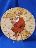 Norman Rockwell "Christmas (Gorham) 1981 - Santa Plans His Visit, Plate"