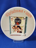 Norman Rockwell "Christmas (Rockwell Society) 2009 - Oh Boy! It's Pop With A New Plymouth, Plate"