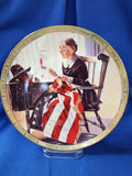 Norman Rockwell "Mending The Flag, Plate"