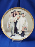 Norman Rockwell "Barbershop Quartet, Plate"