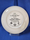 Sports Plates "Basketball - His Airness: Michael Jordan, 5 Time NBA MVP"