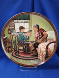 Norman Rockwell "Plate - The Inventor and The Judge"