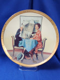 Norman Rockwell "The Morning News, Plate"