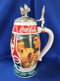 Coca-Cola "Historical Slogans Stein Series, Third in the Series by Anheuser-Busch"